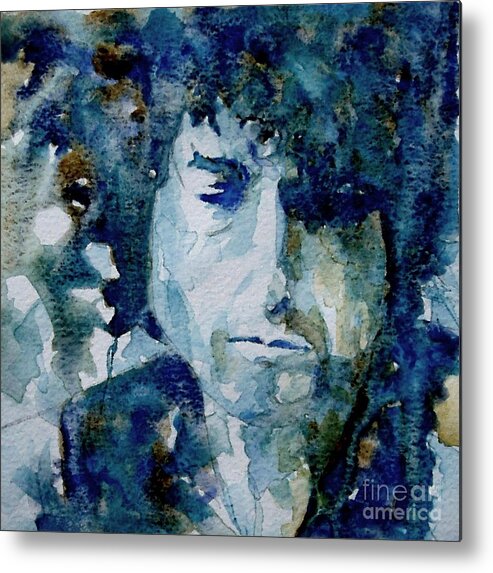 Icon Metal Print featuring the painting Dylan by Paul Lovering