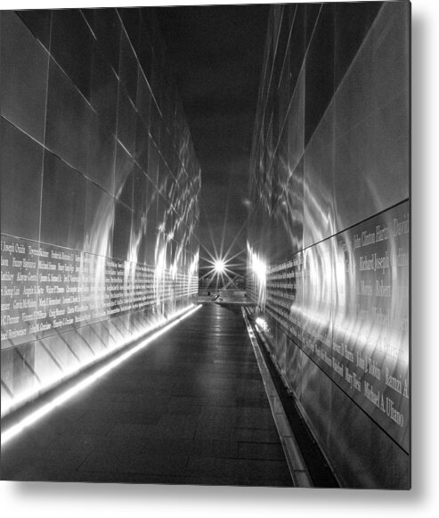 Empty Sky Metal Print featuring the photograph Empty Sky Memorial by GeeLeesa Productions