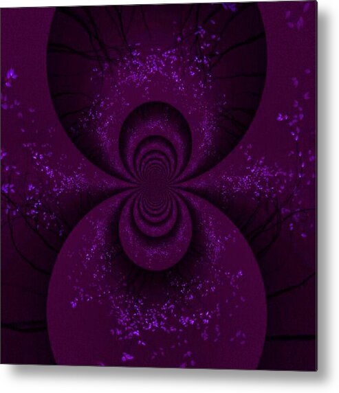 Fractal Metal Print featuring the photograph Enter the Fairy Realm by Nick Heap