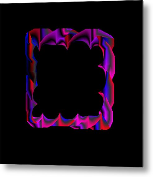 Abstract Algorithm Digital Rithmart Metal Print featuring the digital art Et_cetera.13 by Gareth Lewis