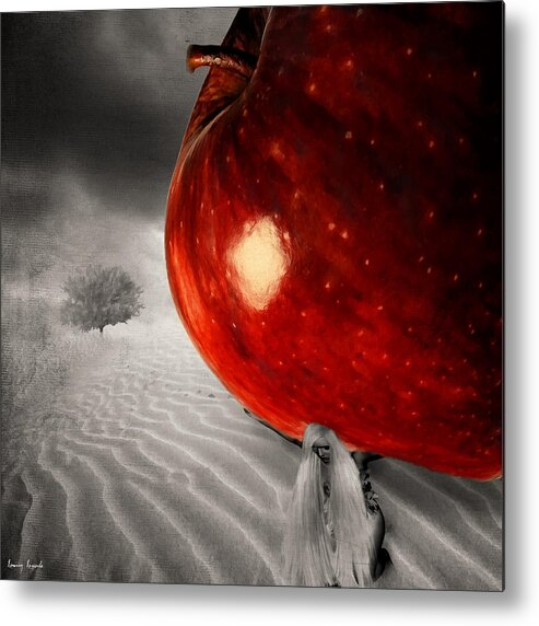 Eve Metal Print featuring the photograph Eve's Burden by Lourry Legarde