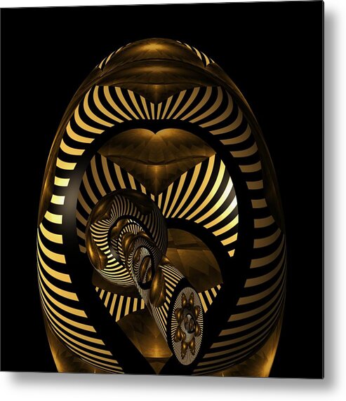 Exploration Into The Unknown Metal Print featuring the digital art Exploration into the unknown by Barbara St Jean