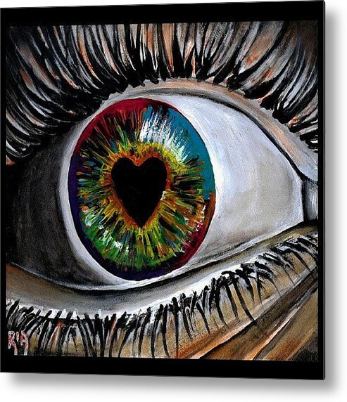 Love Metal Print featuring the photograph Eye Love You by Artist RiA