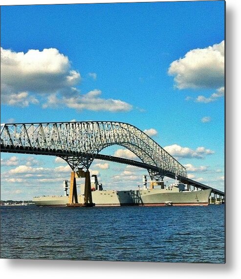 Bridge Metal Print featuring the photograph Family Outing For Another Photo Shoot by Artondra Hall