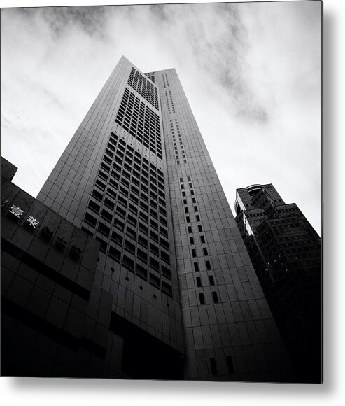 Futuristic Metal Print featuring the photograph Financial District by Shaun Higson
