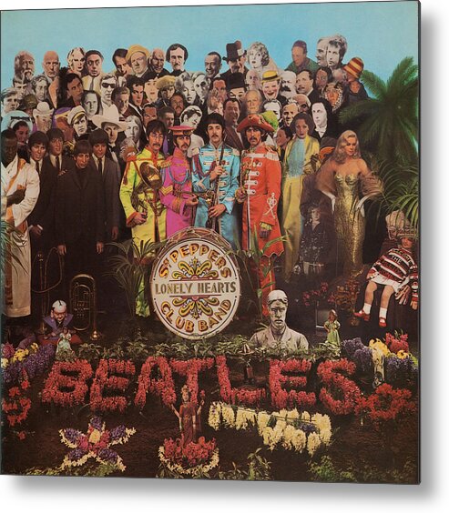 Tags: Tags: The Beatles Photographs Photographs Metal Print featuring the photograph Find the Lonely Hearts by Robert Rhoads