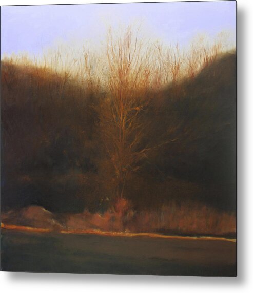 Tree Metal Print featuring the painting Fire Tree SOLD by Cap Pannell