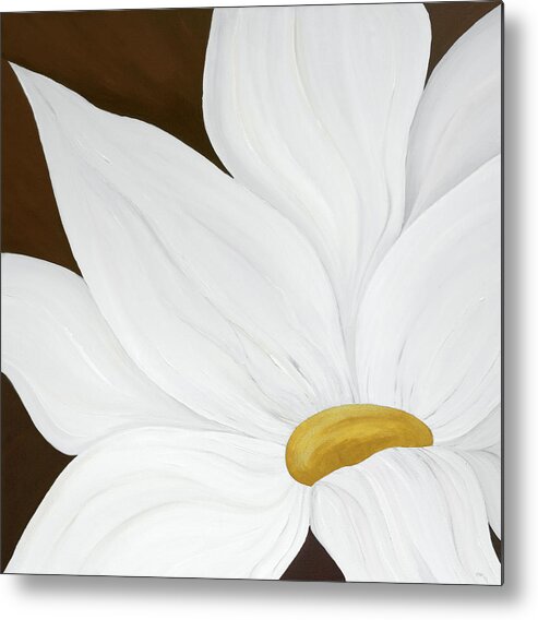 Flower Metal Print featuring the painting My Flower by Tamara Nelson