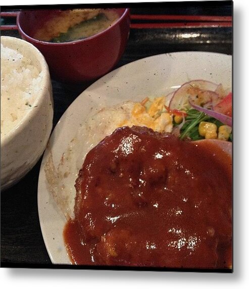 Food Metal Print featuring the photograph #food#lunch by Tokyo Sanpopo