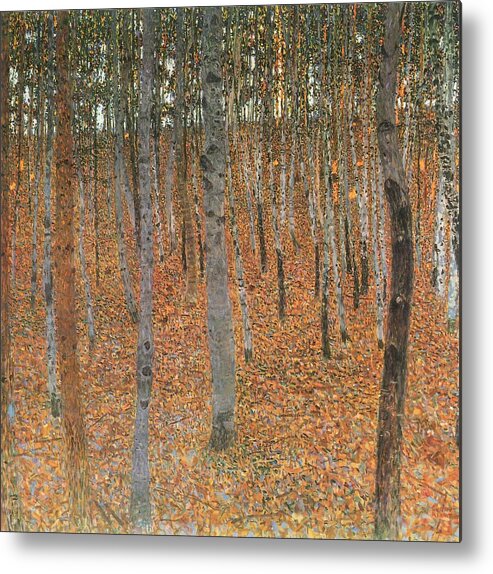 Forest Of Beech Trees Metal Print featuring the digital art Forest of Beech Trees by MotionAge Designs