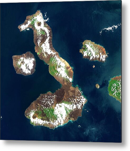 Galapagos Islands Metal Print featuring the photograph Galapagos Islands by Planetobserver/science Photo Library