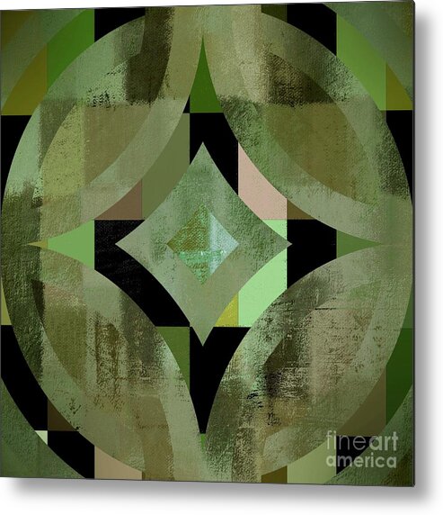 Geometry Metal Print featuring the digital art Geomix 12 - 01gbl3j4994100 by Variance Collections