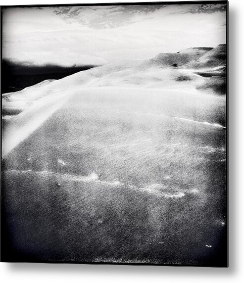 Great Sand Dunes Metal Print featuring the photograph Great Dunes Abstract #2 by Louise Kumpf