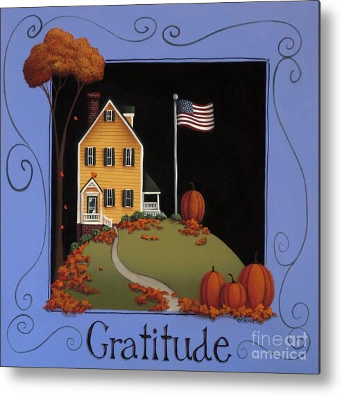 Art Metal Print featuring the painting Gratitude by Catherine Holman
