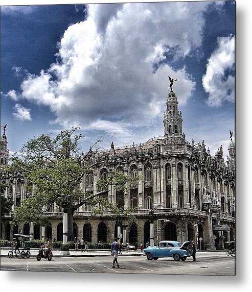 Cuba Metal Print featuring the photograph great Theater Of Havana ( Built On by Joel Lopez