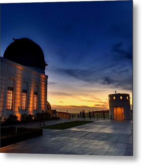  Metal Print featuring the photograph Griffith Observatory by Brian Kalata