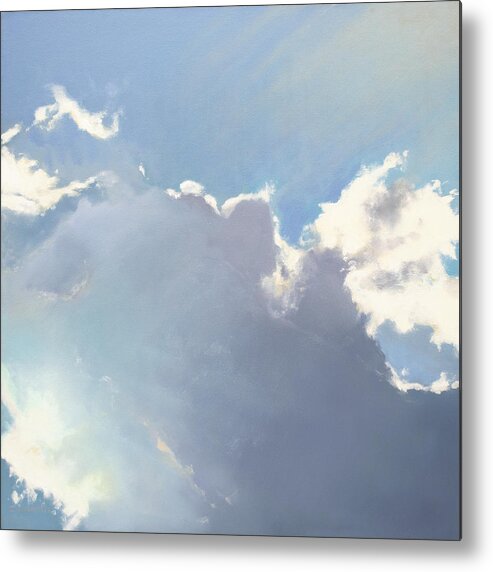 Sky Metal Print featuring the painting Halo SOLD by Cap Pannell