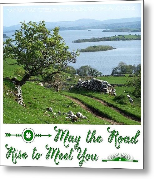 Irish Metal Print featuring the photograph Happy St. Patrick's Day! Photo From My by Teresa Mucha