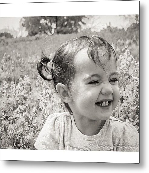  Metal Print featuring the photograph Here She Is!! Growing Like A Weed!! ❤ by Whitney Shadden