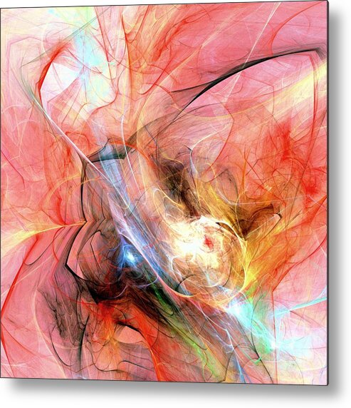 Computer Metal Print featuring the digital art Hot by Anastasiya Malakhova