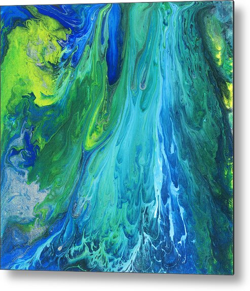 Colors Metal Print featuring the painting Hyper Dimensional Rift by Maxwell Hanson