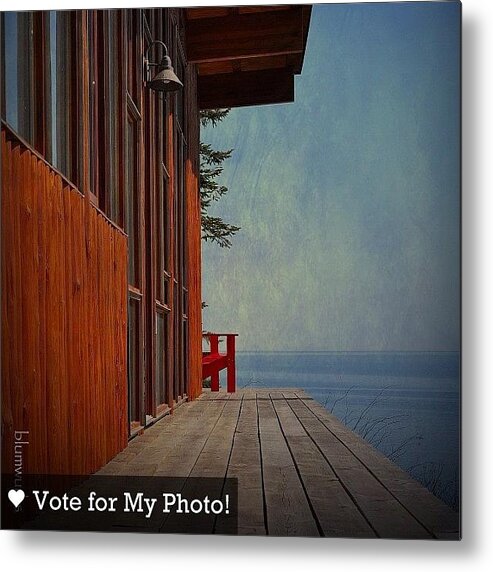 Iczen Metal Print featuring the photograph I Need Your Help! My Photo Made It To by Matthew Blum