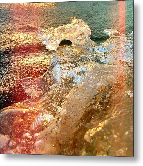 Beautiful Metal Print featuring the photograph Ice And Fire Of Sunset by Raimond Klavins