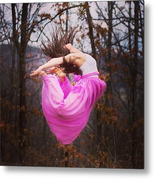 Longskirt Metal Print featuring the photograph I'm Loving This Dance Series. So Very by Kimberly Hicks
