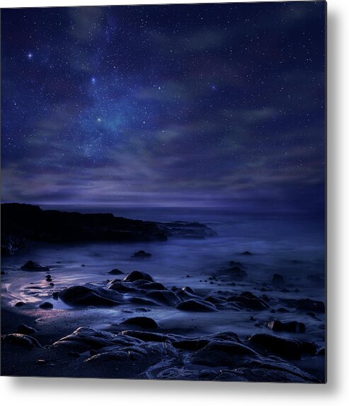 Night Metal Print featuring the photograph Insomnia by Sebastien Del Grosso