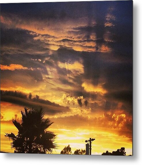  Metal Print featuring the photograph it's Gonna Be A Pretty Nice Night by Amy Gonzalez