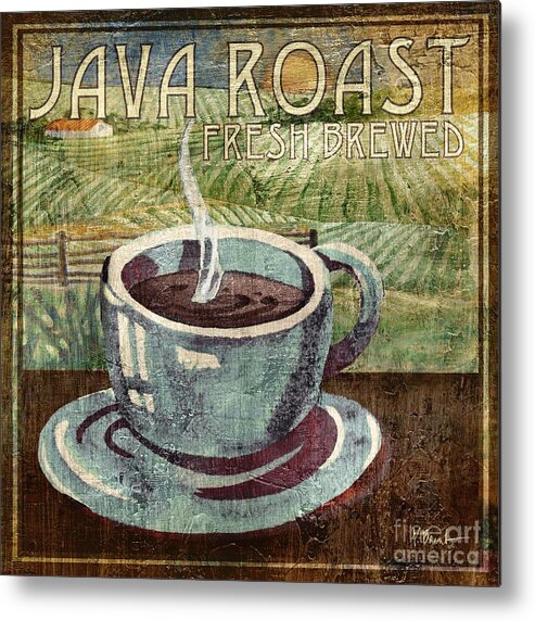 Barista Metal Print featuring the painting Java Roast by Paul Brent