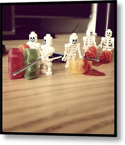 Iphoneonly Metal Print featuring the photograph Jelly Baby Massacre 2012 by Karl Bailey