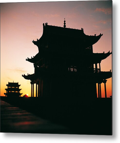 Great Wall Metal Print featuring the photograph Jia Yu Guan by Yue Wang