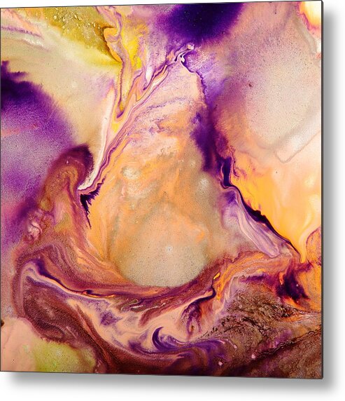 Abstract Metal Print featuring the painting Just for You by Serg Wiaderny