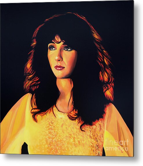 Kate Bush Metal Print featuring the painting Kate Bush Painting by Paul Meijering