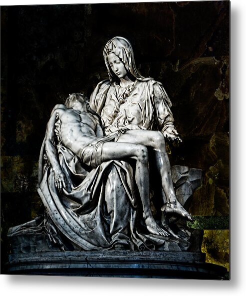 La Pieta Metal Print featuring the photograph La Pieta by Weston Westmoreland