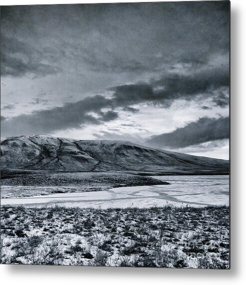 Mountain Metal Print featuring the photograph Land Shapes 12 by Priska Wettstein