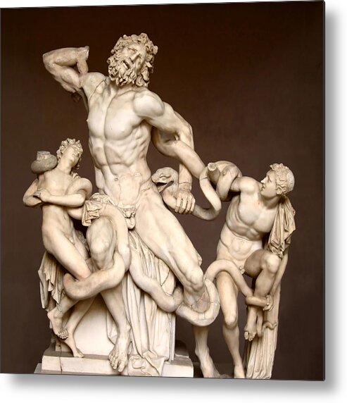 Laocoon And Sons Metal Print featuring the photograph Laocoon and Sons by Ellen Henneke