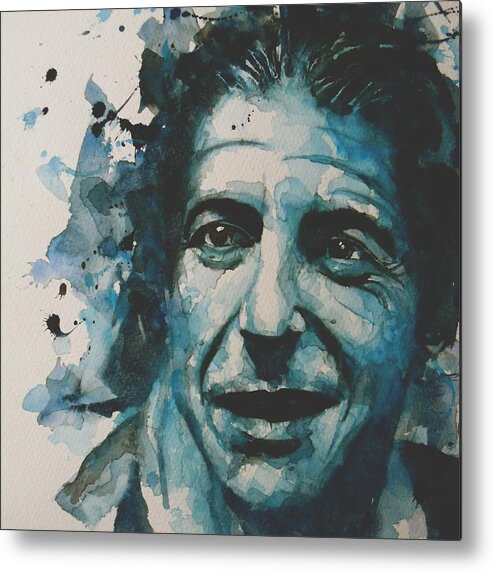Leonard Cohen Metal Print featuring the painting Last Year's Man by Paul Lovering