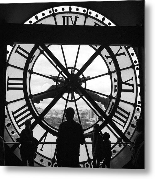 Paris Metal Print featuring the photograph Like Clockwork by Allan Piper
