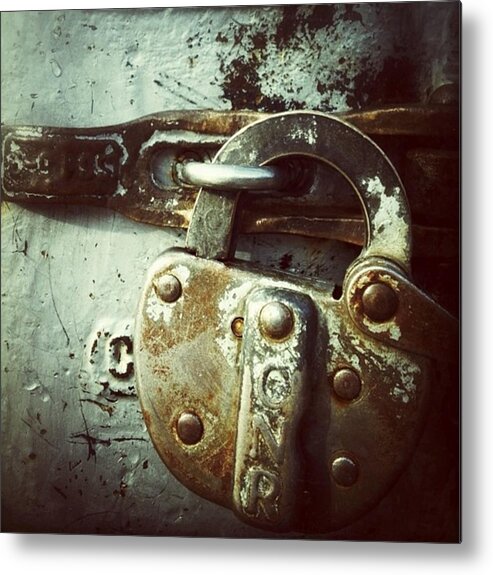 Locked Metal Print featuring the photograph Locked by Nathalie Longpre