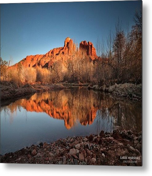  Metal Print featuring the photograph Long Exposure Photo Of Sedona by Larry Marshall