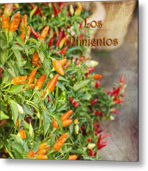 Peppers Metal Print featuring the photograph Los Pimientos by Marianne Campolongo