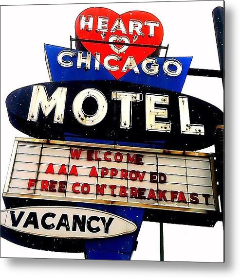 Thisischicago Metal Print featuring the photograph Love Is A Many Splendored Thing...happy by Keri Kelly