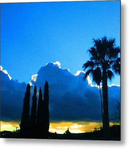 Rebel_sky Metal Print featuring the photograph Love The Outline Of The Clouds 😄⛅ by John Williams