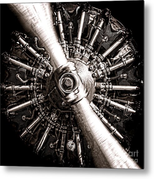 Lycoming Metal Print featuring the photograph Lycoming by Olivier Le Queinec