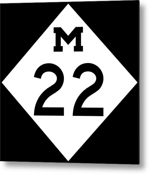 Michigan Metal Print featuring the photograph M 22 by Sebastian Musial