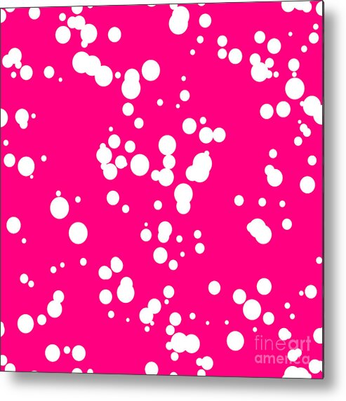 Xray Metal Print featuring the digital art Magenta Abstract Background by Molaruso