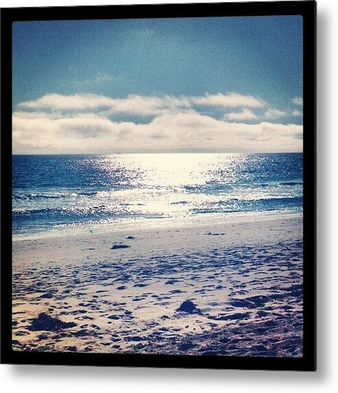  Metal Print featuring the photograph Malibu Beach by Aaron Kremer