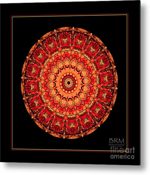 Mandala Metal Print featuring the photograph Mandala Ornate by Barbara MacPhail
